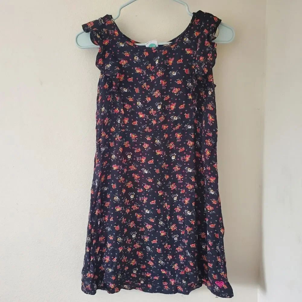 Roxy Girl black floral dress